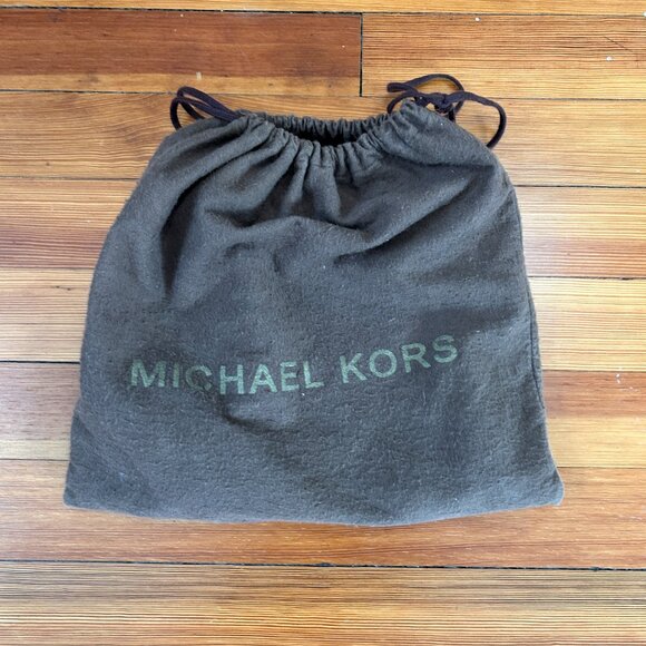 Michael Kors Burnt Orange Pebbled Leather Crossbody Bag - Picture 2 of 7